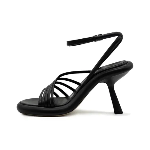 Vic Matie Dosh one Ремень Сандалии 8 см Женские Черный