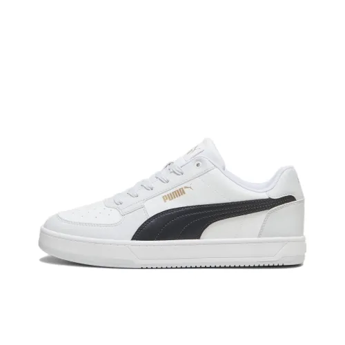 PUMA Caven 2,0 Low Топ Скейтборд Кроссовки Унисекс Белый Dense Mist Серый Серебряный