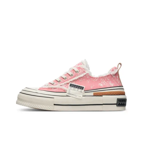 VESSEL Низкие кеды унисекс цвет розовый личи