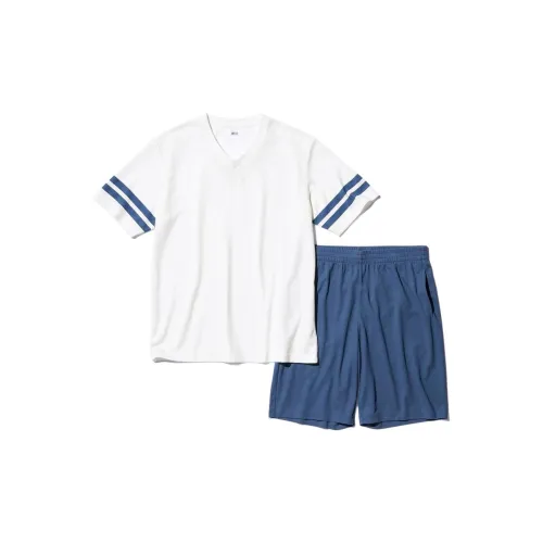 UNIQLO Набор Белый Мужской Пижамные комплекты