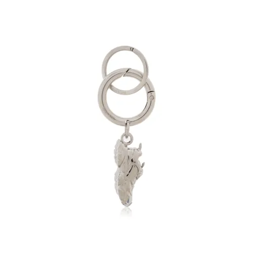 Balenciaga Латунь Сплав Цинка Стальной Брелок Мужской Серебряный