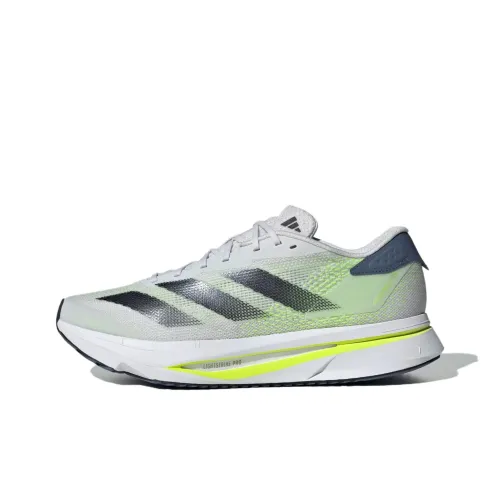 Adidas Adizero SL Slip-resistant Abrasion-resistant Low Top Casual Running Shoes Unisex Gray Black Green Adidas Adizero SL Противоскользящий Устойчивый к истиранию Низкий Топ Повседневные Беговые Кроссовки Унисекс Серый Черный Зеленый