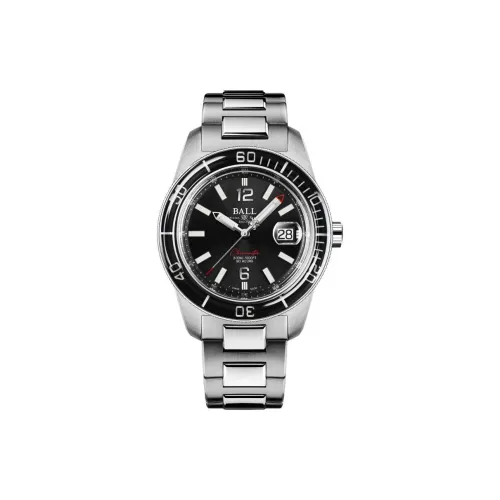 Шар Engineer M Collection Автоматический Механический Механизм Мужские Часы Часы 41,5 мм Черный Циферблат