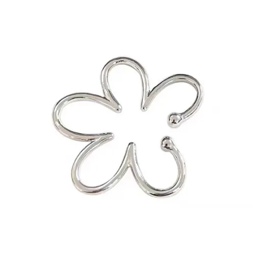 Вегетарианский сплав Нижняя заколка On Серьги Унисекс