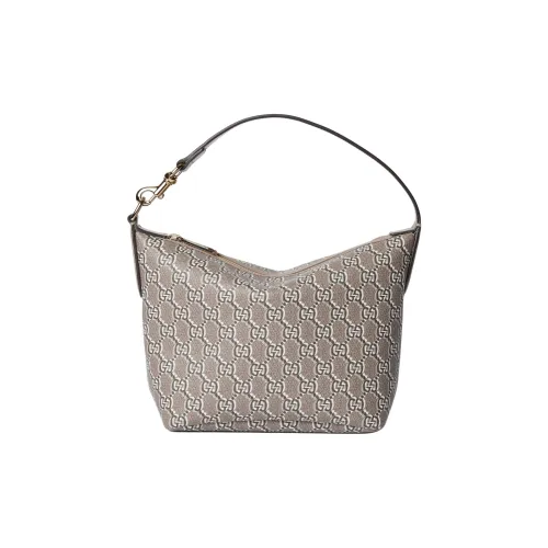 GUCCI Supreme OPTICAL Effect Холст Сумка Extra Mini Женская Тауповая