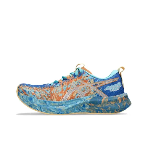 Asics NOOSA TRI 16 Low Топ Беговые кроссовки Женские Синий Желтый