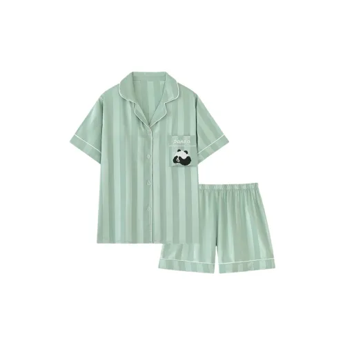 Chun Xi Pajama Комплект Женский Мятно-Зеленый