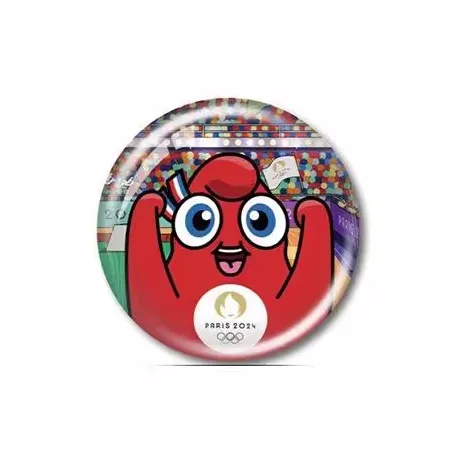 PARIS 2024 Кристальные магниты для холодильника с аниме-тематикой