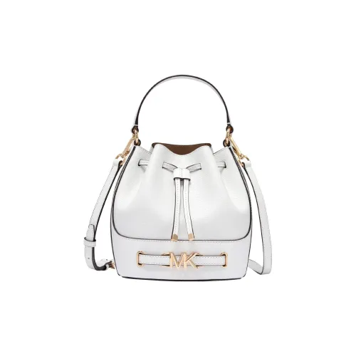 MICHAEL KORS Сумка из коровьей кожи с искусственной кожей ведрообразной сумка сумка через плечо среднего размера женская белая