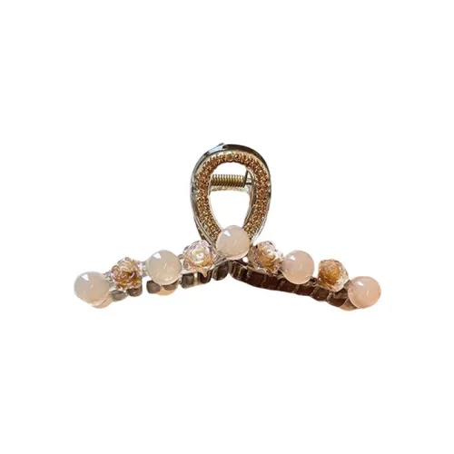 Water jade Акрил, Водонепроницаемый Drill Заколки для волос Женские