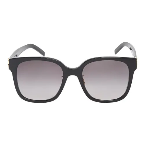 SAINT LAURENT Ацетат Круглые Солнцезащитные очки Унисекс Черный