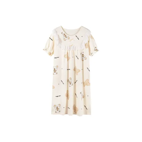 Mulong Family Ночная сорочка Женская Абрикос