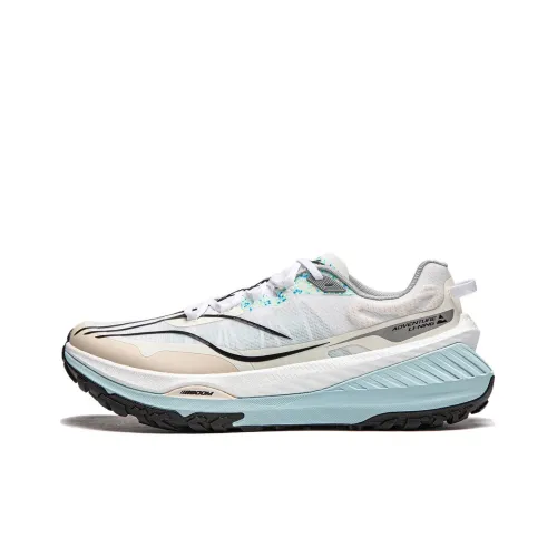 Подкладка Амортизация Противоскользящий Устойчивый к истиранию Поддержка Низкий Отскок Повседневные Беговые кроссовки Мужской Экрю