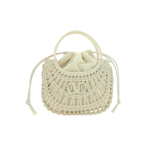 Valentino Овчина Сумка через плечо Сумка Маленькая Женская Цвет Слоновая кость