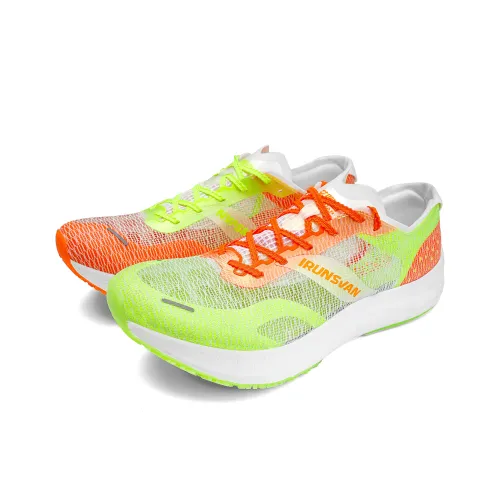 IRUNSVAN Осенние беговые кроссовки унисекс несоответствующие цвета зеленый яблочный