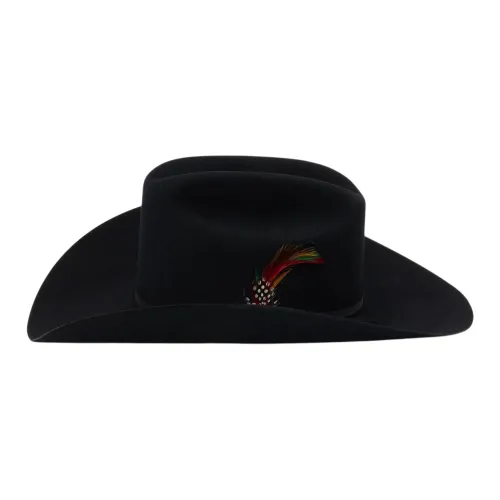 STETSON Felt Hats Caps Unisex Black STETSON Фетровые шляпы и кепки унисекс черные