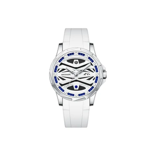 GIGIDIDI Автоматический механический механизм Мужские часы 44 мм Белый