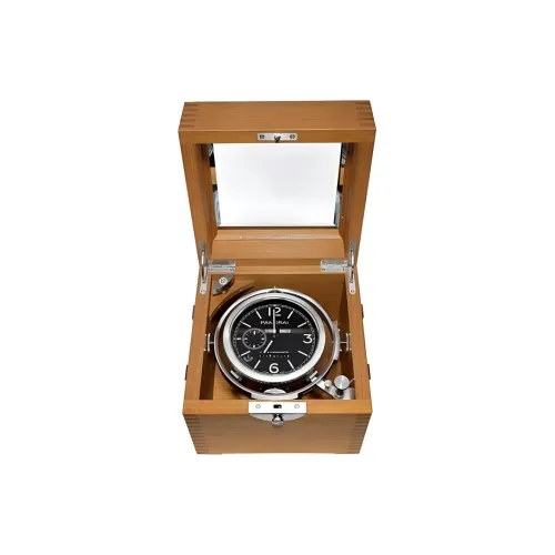 PANERAI LUMINOR Collection Механические настольные часы из нержавеющей стали унисекс черный