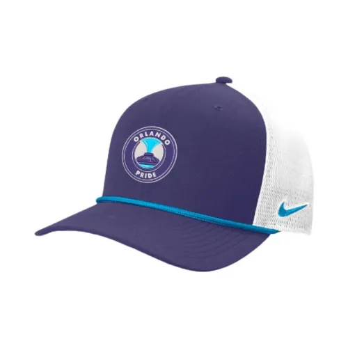 Nike Хлопковые кепки унисекс фиолетовые