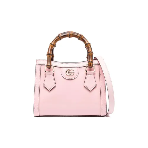 GUCCI Кожа Тоут Сумка Сумка для покупок Сумка через плечо Сумка Маленькая Женская Розовая