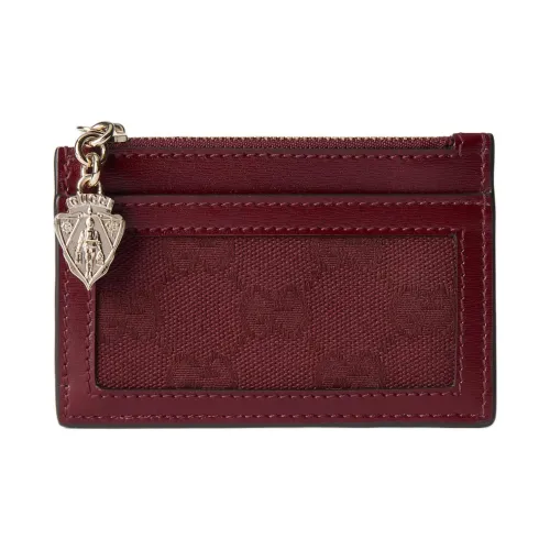 GUCCI Canvas Картхолдер Женский Красный