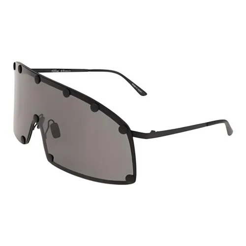 RICK OWENS совместный бренд RO Ацетат Нерегулярная форма Солнцезащитные очки Мужской Черный