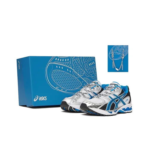 Asics Gel Nimbus 10,1 Low Топ Повседневные Беговые Кроссовки Унисекс Белый Синий