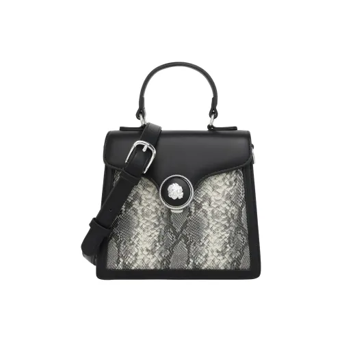 TTaG．baG ПУ (полиуретан) Сумка через плечо Стандартная Женская Черный Белый