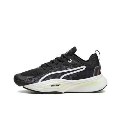 PUMA Pwr Nitro Low Топ Кроссовки для тренировок Унисекс Черный Белый