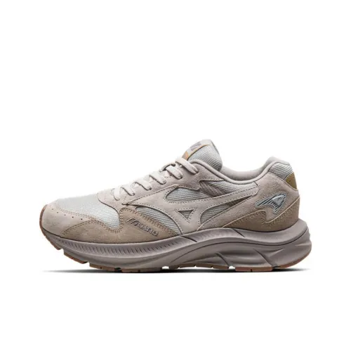Mizuno Pi Retro Collection Беговые кроссовки Низкий верх Светло-серый/Каменно-серый Унисекс