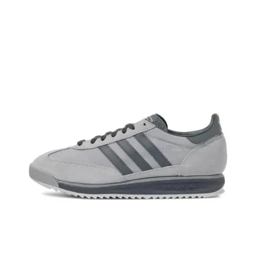 Adidas Originals SL 72 Slip-resistant Abrasion-resistant Low Top Casual Unisex Gray Adidas Originals SL 72 Противоскользящий Устойчивый к истиранию Низкий Топ Повседневный Унисекс Серый