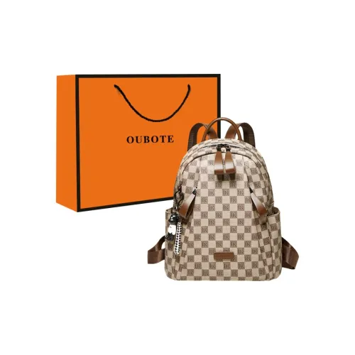 OUBOTE Рюкзак Carry из ПВХ (поливинилхлорид) и синтетической кожи стандартный женский цвет хаки