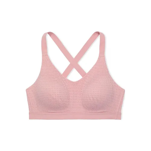 Victoria's Secret Легкий Сетчатый Спортивный Бюстгальтер Розовый Бюстгальтер Женский Розовый