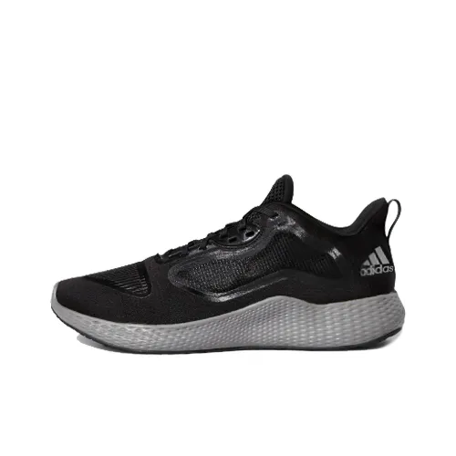 Adidas Edge Rc 3 Slip Устойчивый к истиранию Низкий Топ Беговые кроссовки Мужские Черный Серебряный