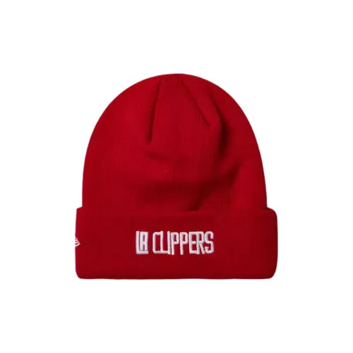 New Era Акриловые шапки-бини унисекс красного цвета