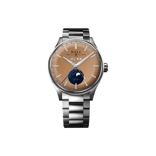 Шар Engineer II Collection Автоматический Механический Механизм Мужские Часы Часы 40 мм Коричневый Циферблат Часов