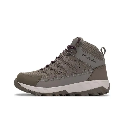 Columbia совместный бренд Strata Trail Slip Resistant Abrasion Resistant MID Топ Походная обувь Женские Тауповый