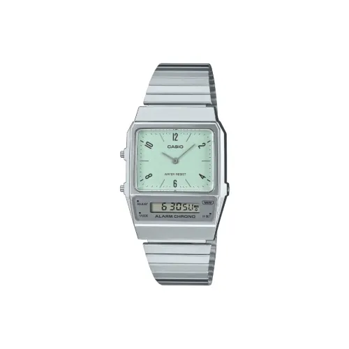 CASIO Кварцевый механизм нержавеющая сталь ремешок унисекс синий циферблат