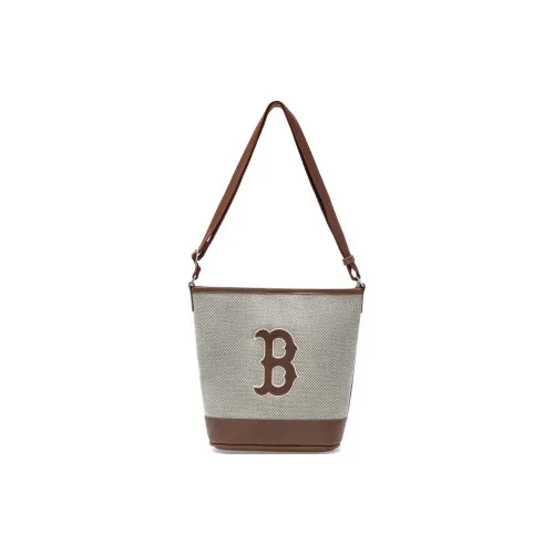 Mlb Base Logo Холщовая сумка ведрообразная сумка портативная сумка через плечо сумка через плечо стандартная унисекс коричневый серый многоцветный