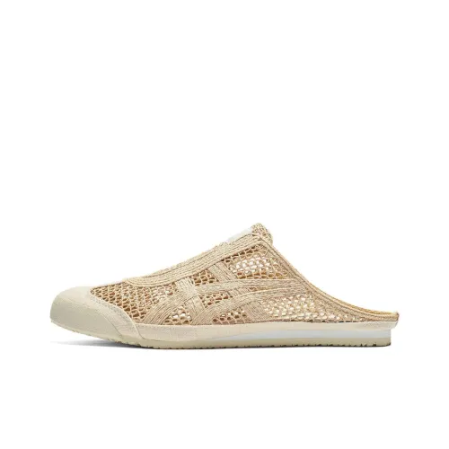 Onitsuka Tiger MEXICO 66 Резиновая подошва противоскользящие устойчивые к запахам слип-он унисекс бежевый умбра