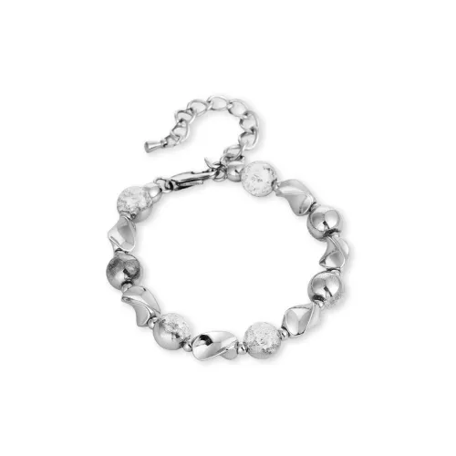 FOREVER MELODY Браслеты из титанового стального сплава Мужской Серебряный