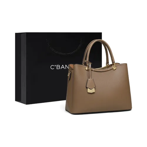 C°BANNER Коровья кожа с синтетической кожей большая женская сумка кофе