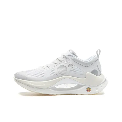 Лайнер Shadow CRC Амортизаторы Slip-Resistant Низкий Топ Повседневные Беговые Кроссовки Женские Стандартный Белый