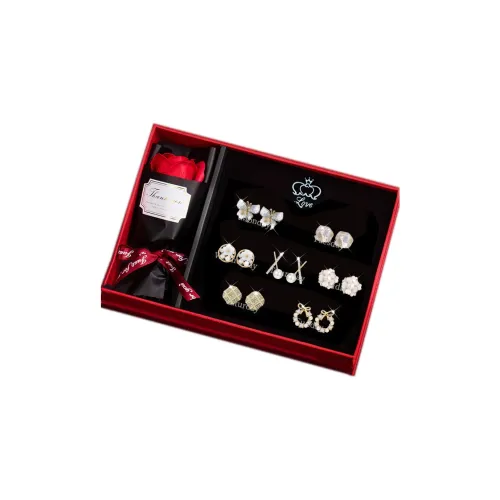 Серьги-гвоздики из серебра 925 пробы DJIN женские