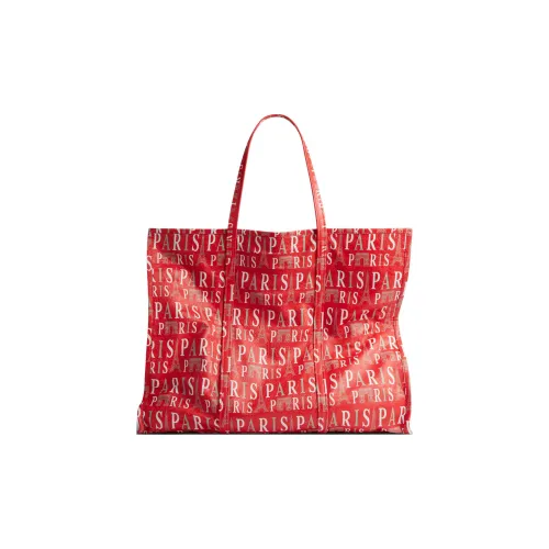 Balenciaga Paris Arena Lambskin Tote Bag Shopping Bag Extra Large Women's Red Баленсиага Париж Arena Овечья кожа Сумка-тоут Сумка для покупок Сумка Экстра-большая Женская Красная