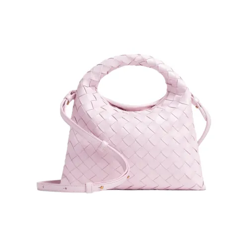 Bottega Veneta Телячья кожа Сумка Сумка через плечо Сумка через плечо Мини Женская Промытый Счастье Розовый