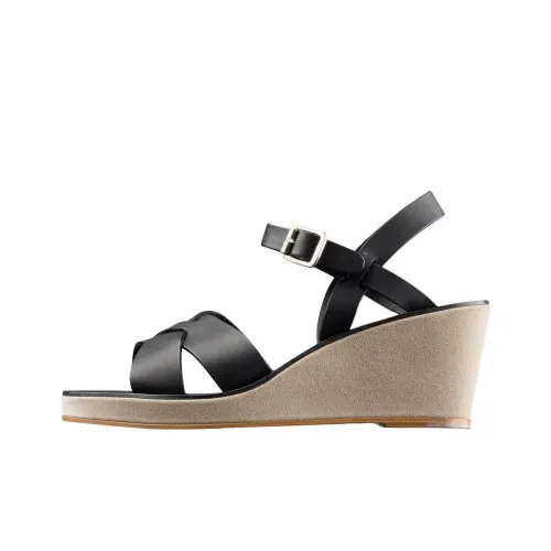 A.P.C Judith One Ремешок Сандалии 7 см Женские Черные