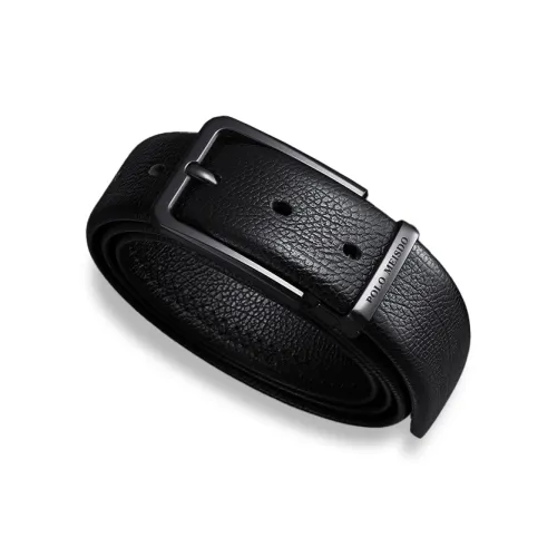 POLOMEISDO Paul Mischel Бизнес Casual Булавка Ремень из натуральной кожи Мужской