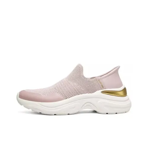 Skechers Slip Ins Низкий Топ Casual Женский Розовый