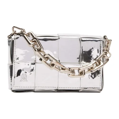 STEVE MADDEN Синтетический материал Сумка Женская Серебряная